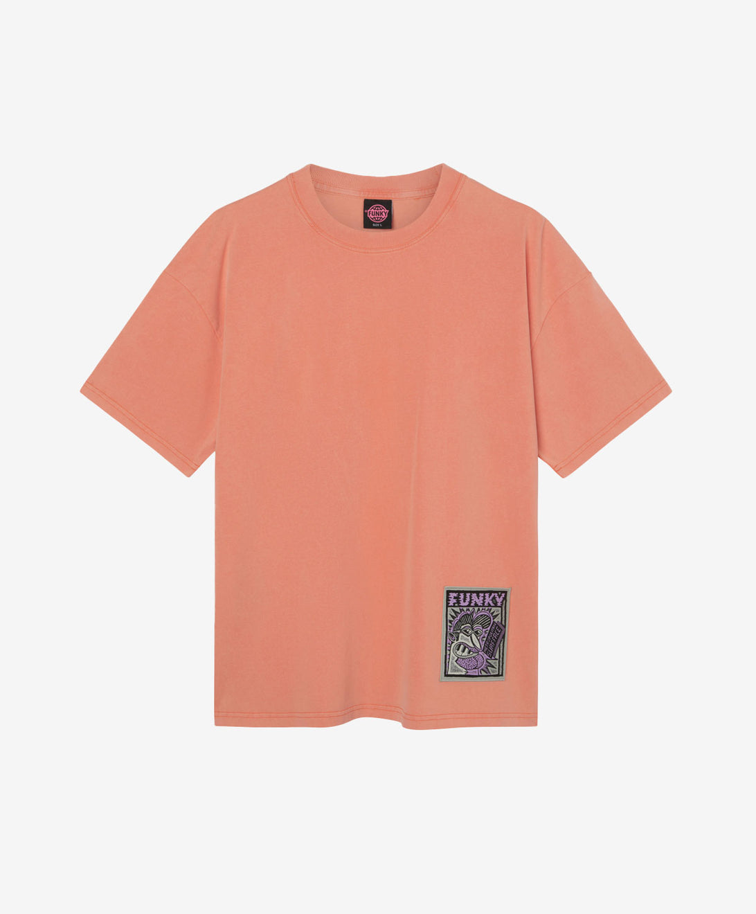 SURFACE TEE WASHED CORAL