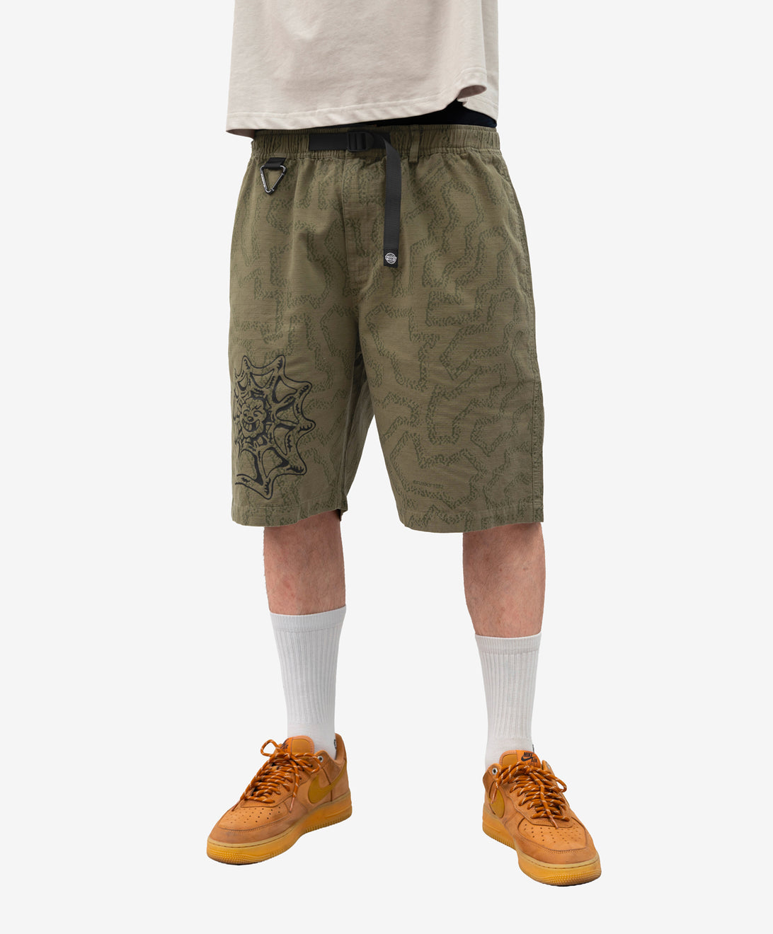 OS RIPSTOP SHORTS WASHED KHAKI