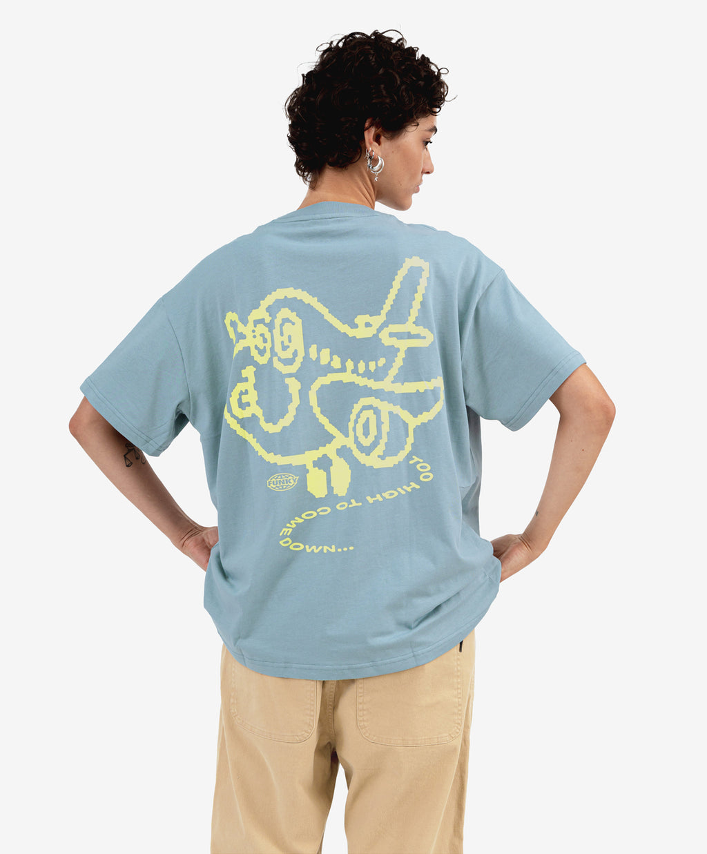 AIRLINES TEE MID BLUE