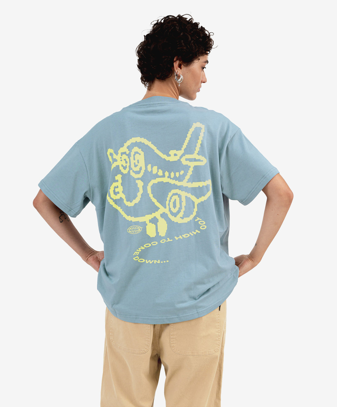 AIRLINES TEE MID BLUE