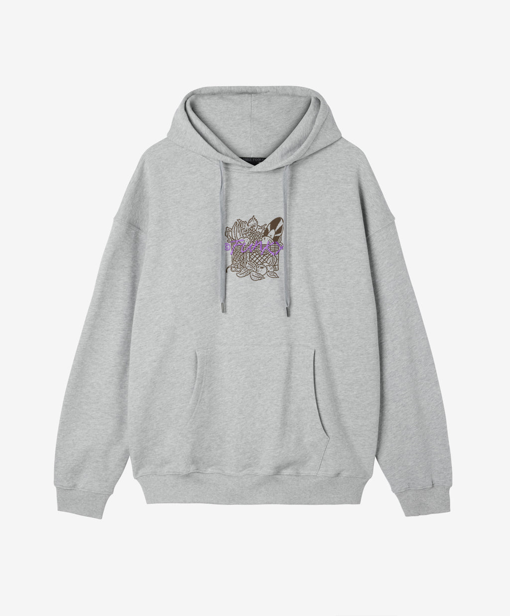 FRUIT HOODIE HEATHER GREY