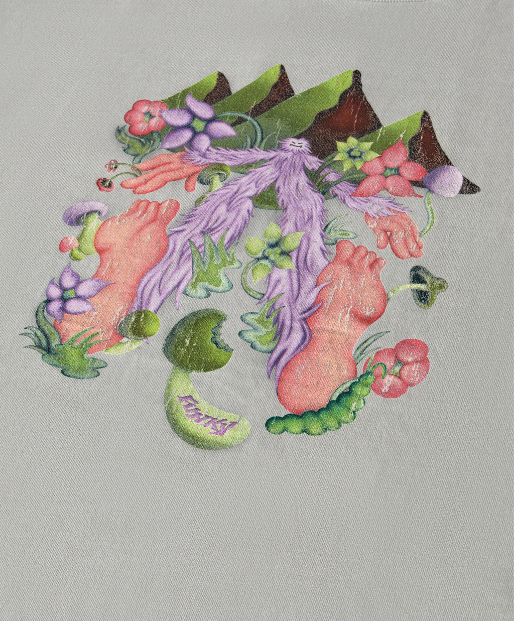 ALPS TEE WASHED ICE