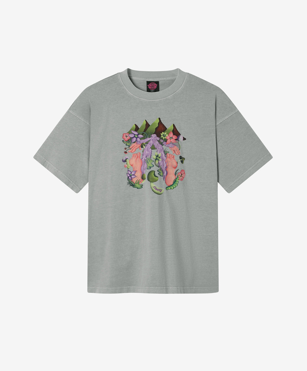 ALPS TEE WASHED ICE