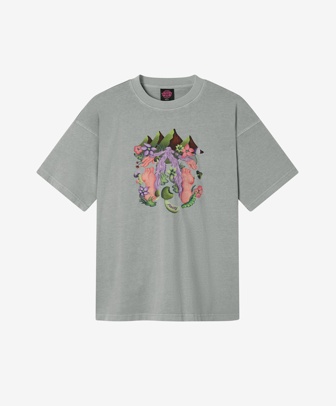 ALPS TEE WASHED ICE