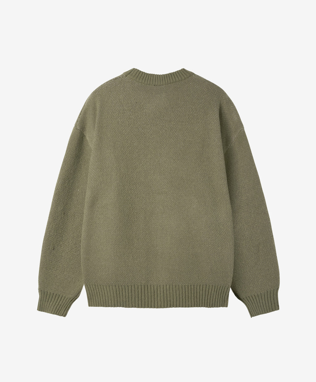 BOMBER JAQUARD SWEATER  AVOCADO