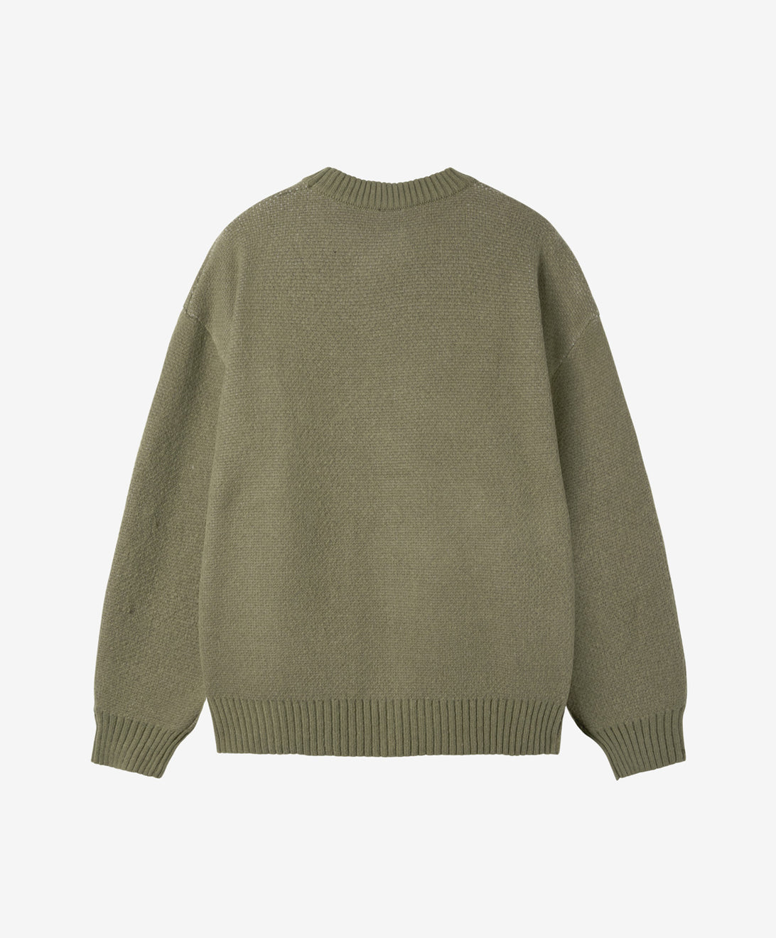 BOMBER JAQUARD SWEATER  AVOCADO