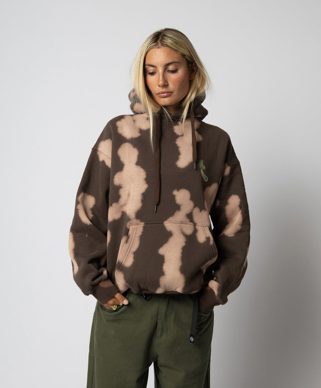 ALPS HOODIE BLOTTED COCONUT