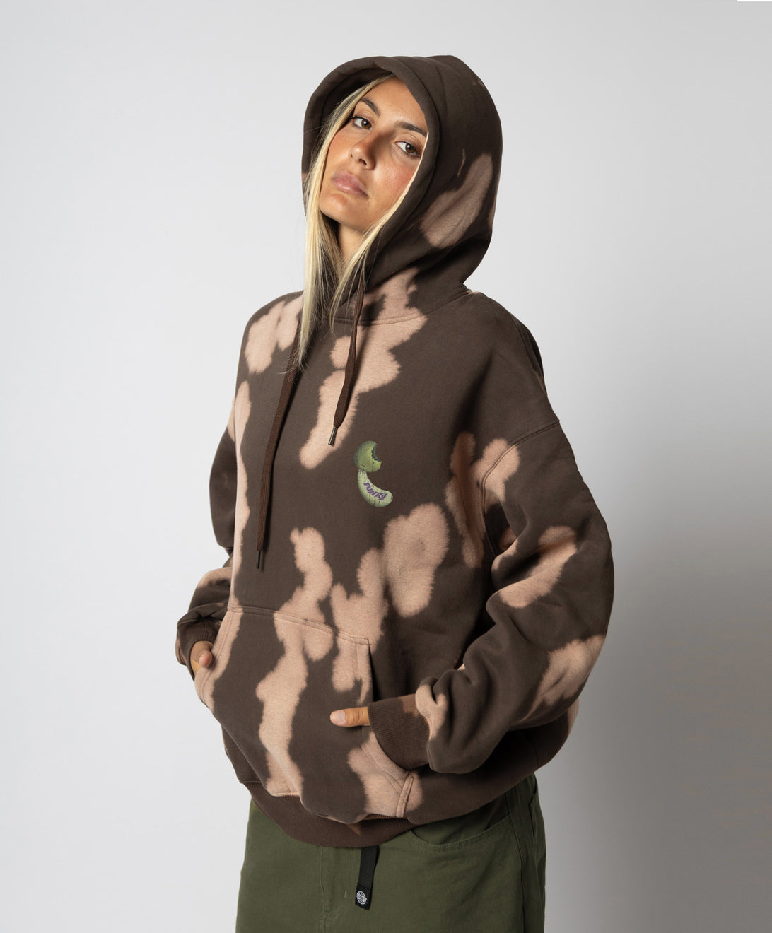 ALPS HOODIE BLOTTED COCONUT