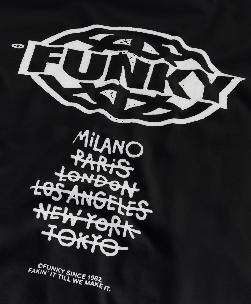 CITIES LOGO TEE BLACK