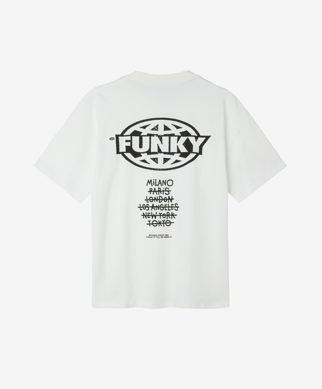 CITIES LOGO TEE WHITE