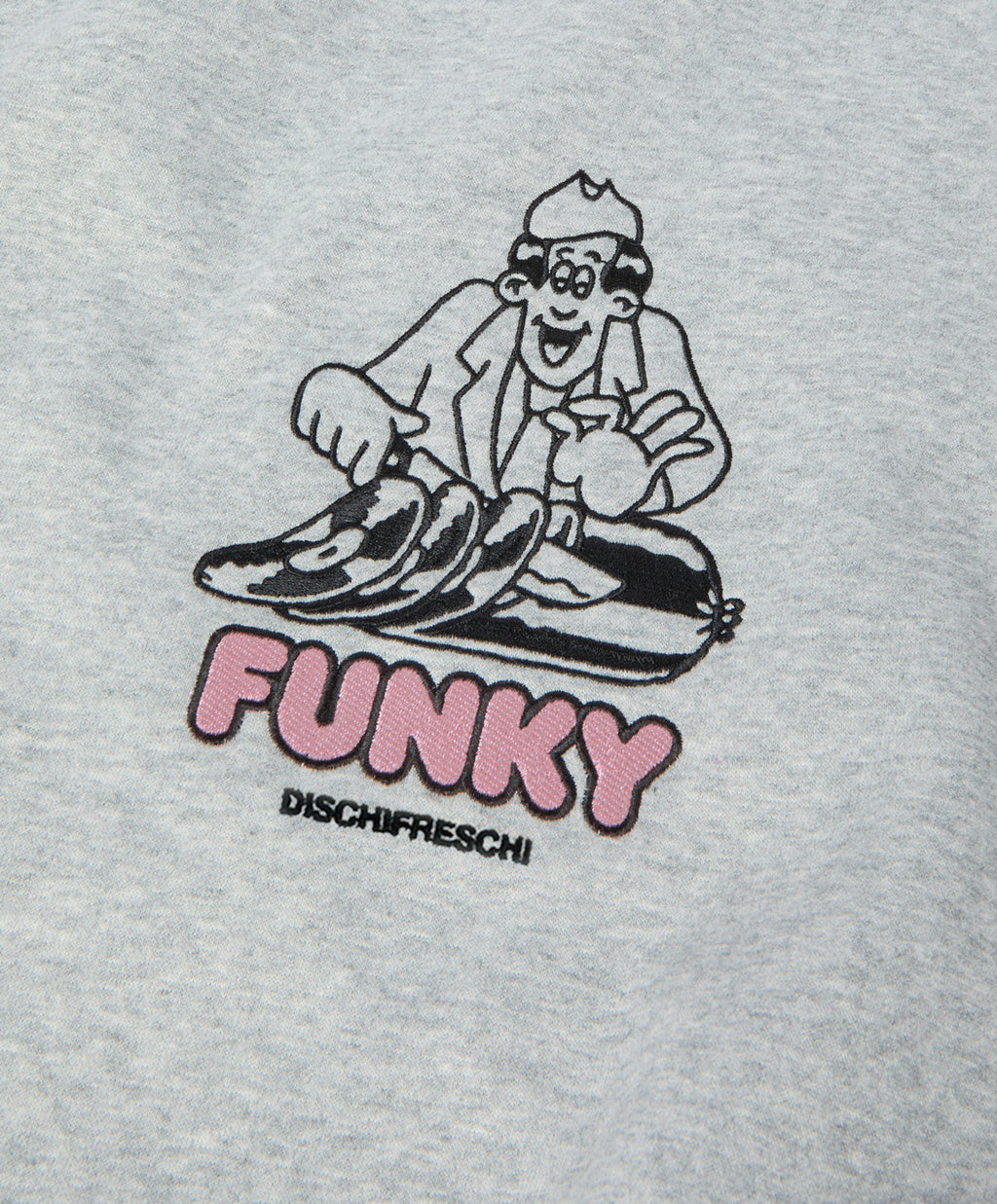 DISCHIFRESCHI CREWNECK HEATHER GREY