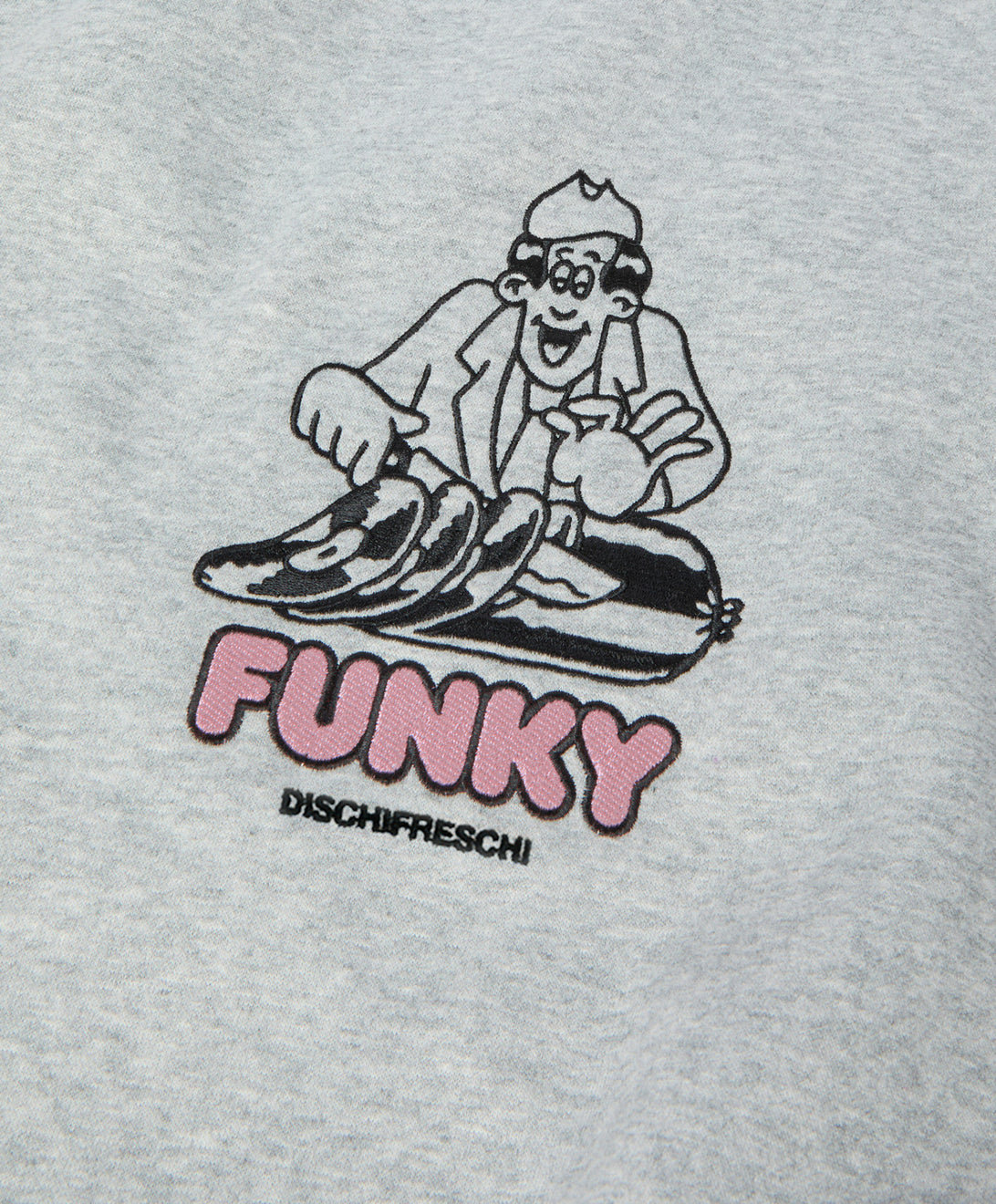 DISCHIFRESCHI CREWNECK HEATHER GREY