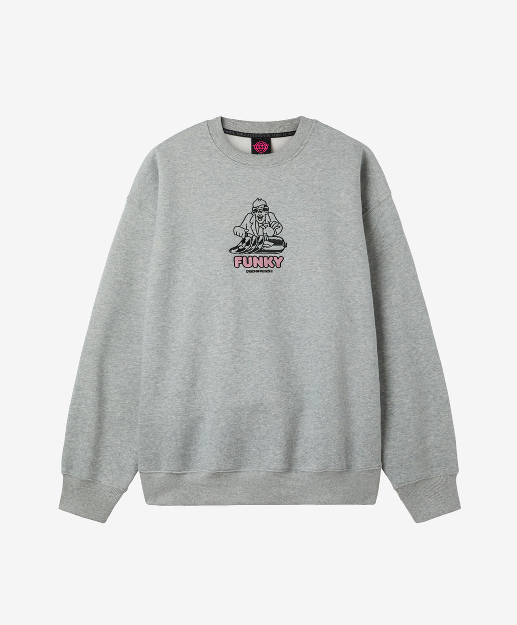 DISCHIFRESCHI CREWNECK HEATHER GREY