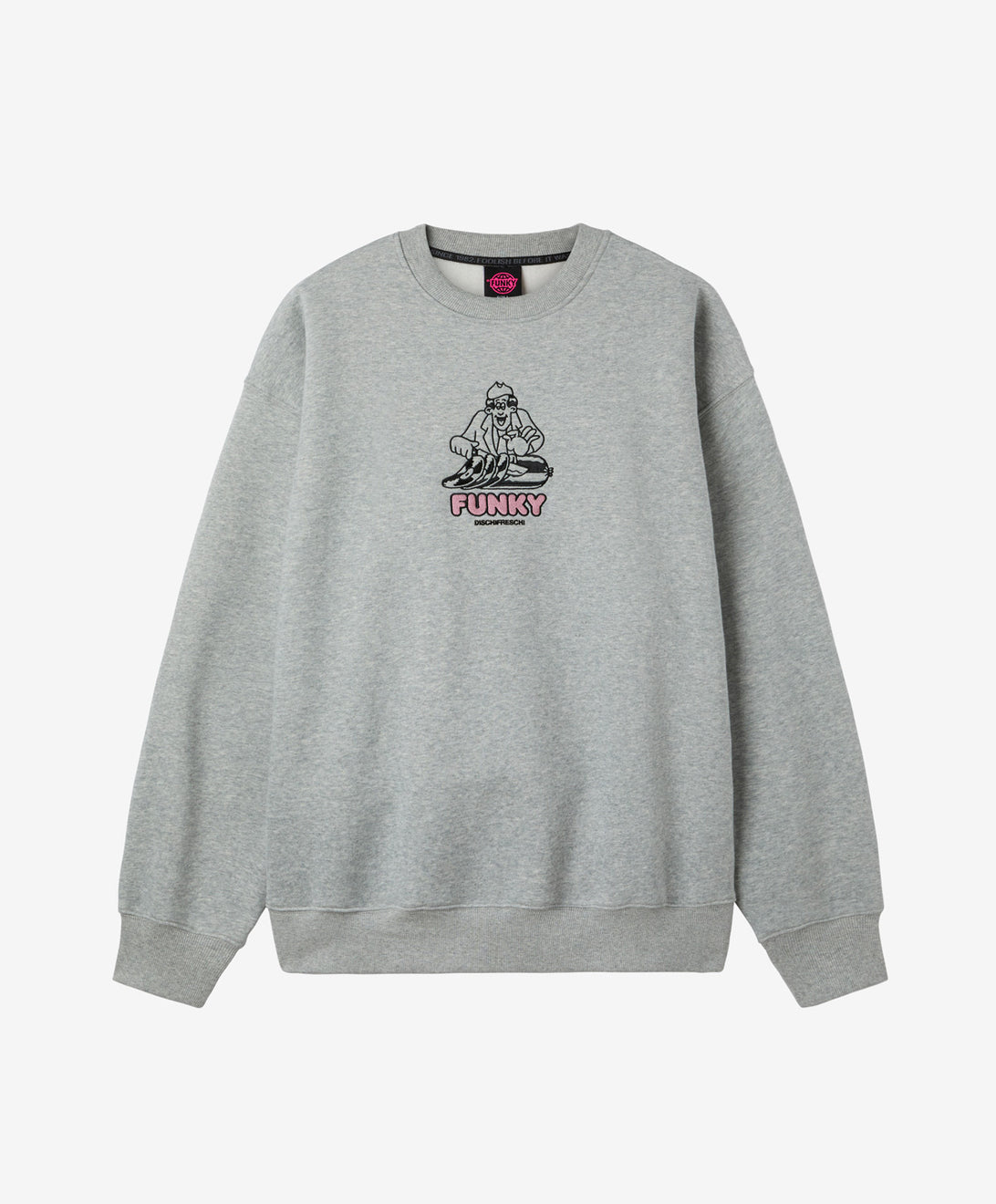 DISCHIFRESCHI CREWNECK HEATHER GREY