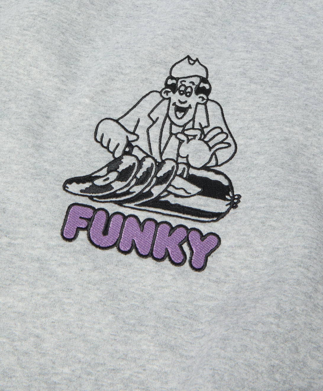 DISCHIFRESCHI CREWNECK HEATHER GREY