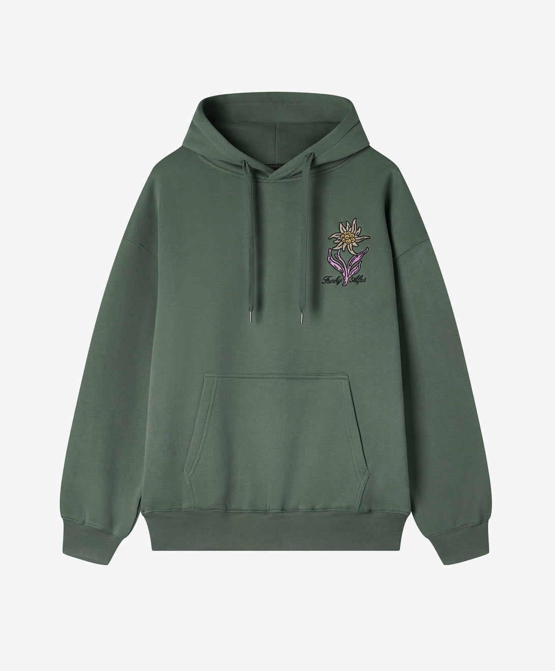 EDELWEISS HOODIE OLIVE