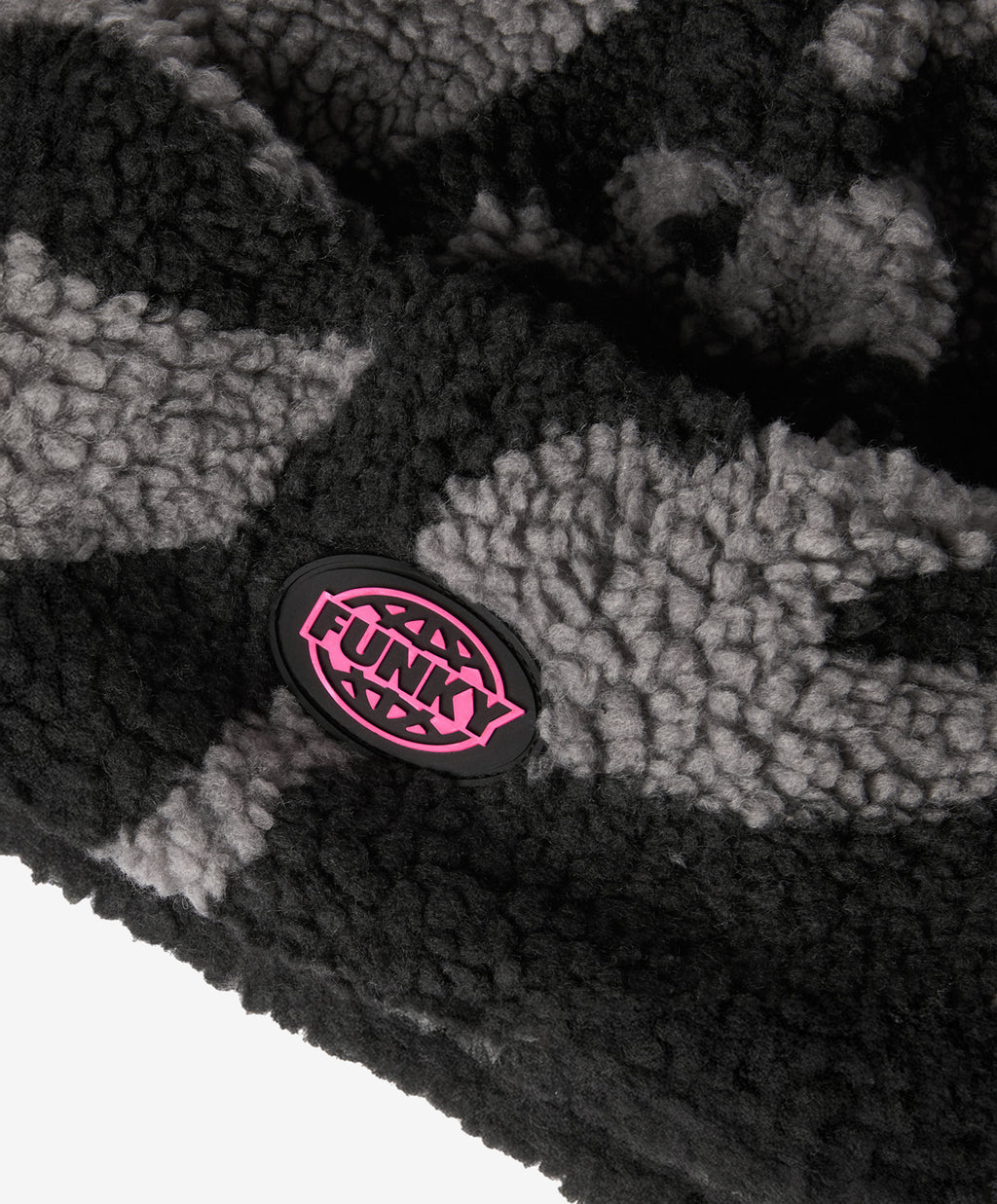 FAT SHERPA BEANIE BLACK / GREY