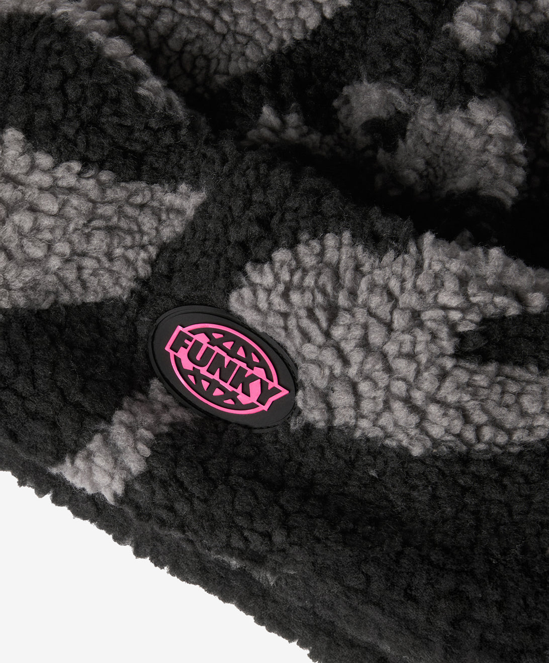 FAT SHERPA BEANIE BLACK / GREY