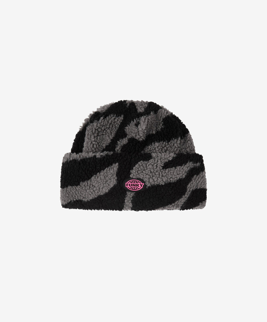 FAT SHERPA BEANIE BLACK / GREY