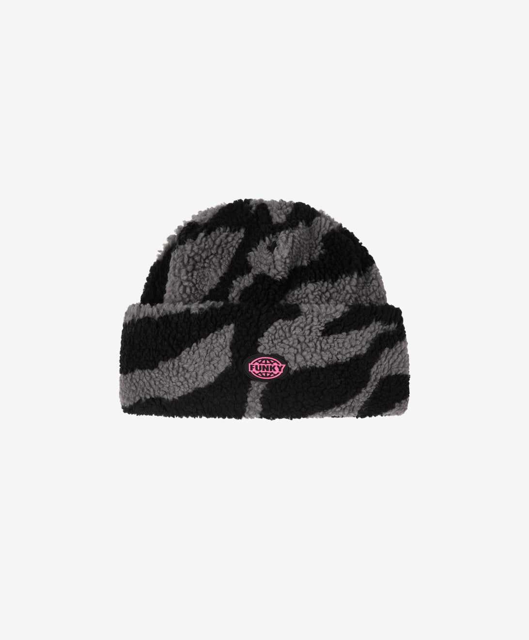 FAT SHERPA BEANIE BLACK / GREY