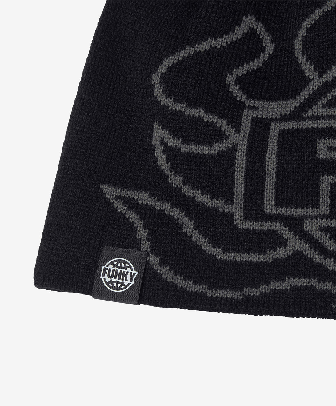 FLAMING BEANIE BLACK
