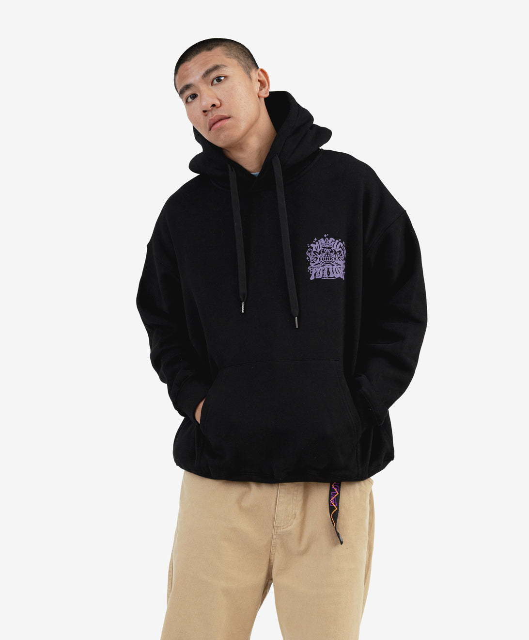 FROG HOODIE BLACK