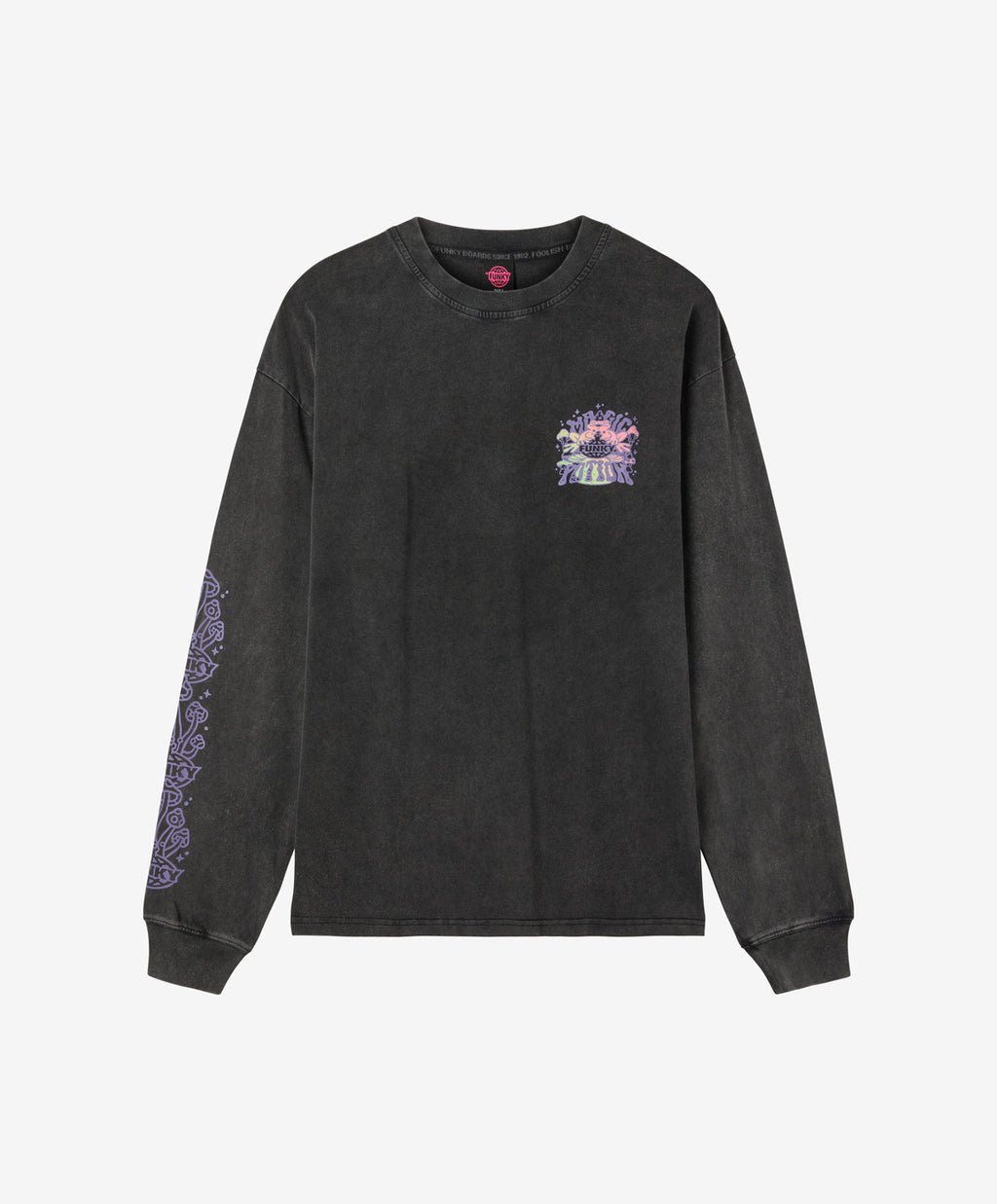 FROG LONG SLEEVE TEE WASHED BLACK