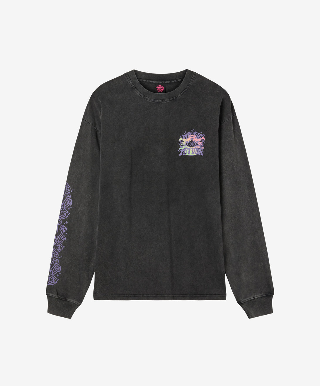 FROG LONG SLEEVE TEE WASHED BLACK