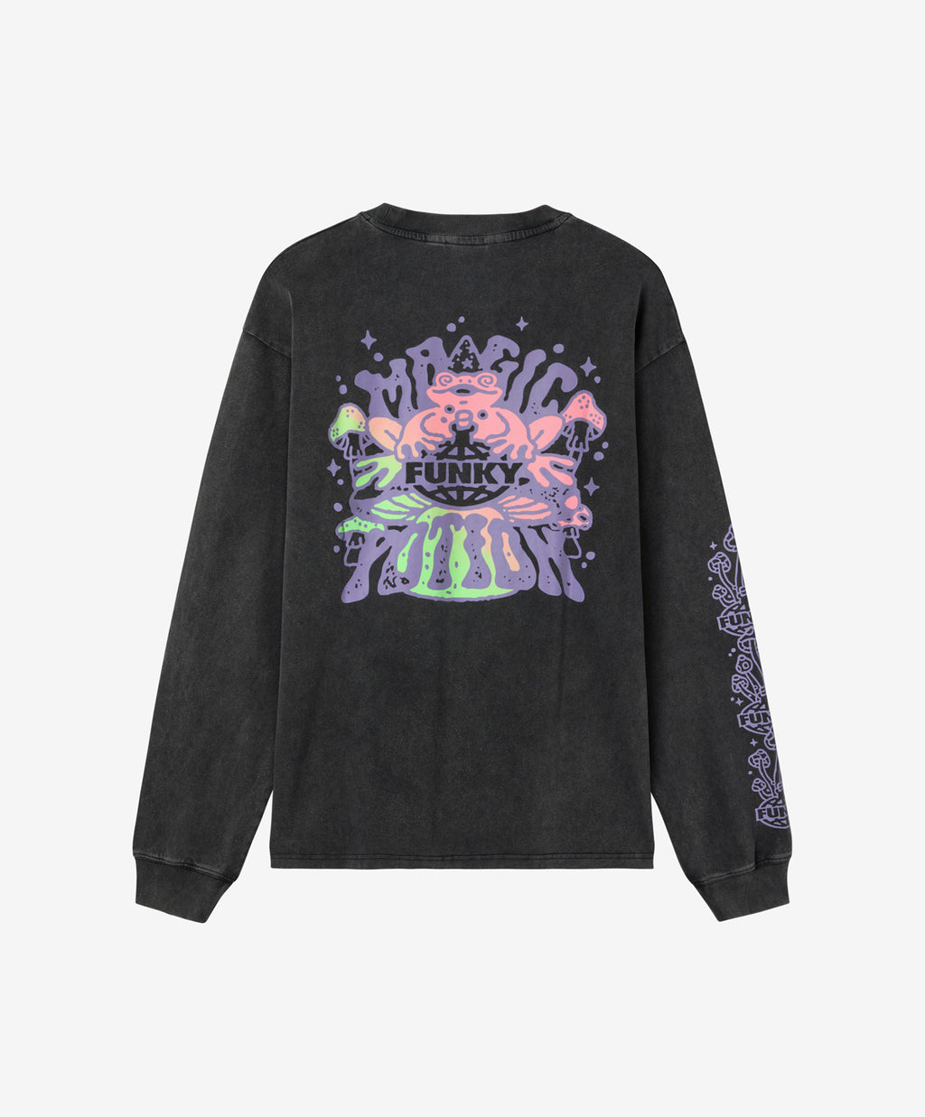 FROG LONG SLEEVE TEE WASHED BLACK