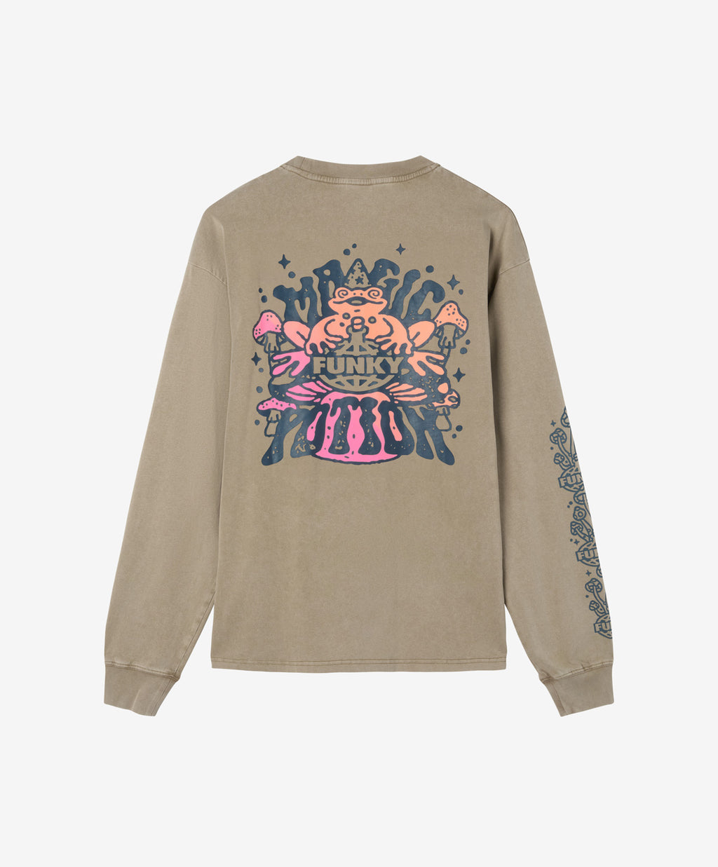 FROG LONG SLEEVE TEE WASHED SAND