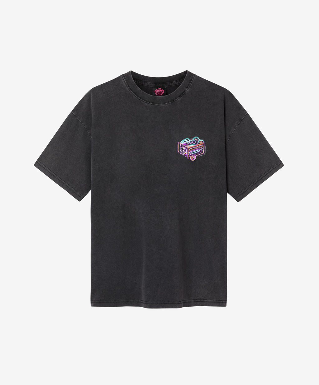 FVTVRISTICA TEE WASHED BLACK