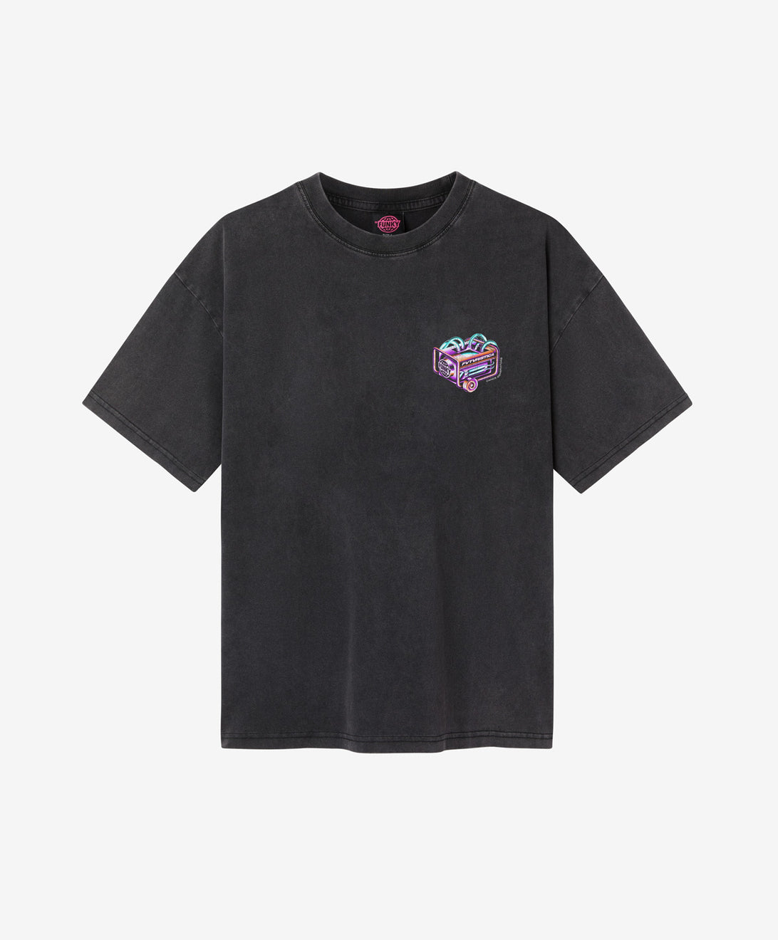 FVTVRISTICA TEE WASHED BLACK
