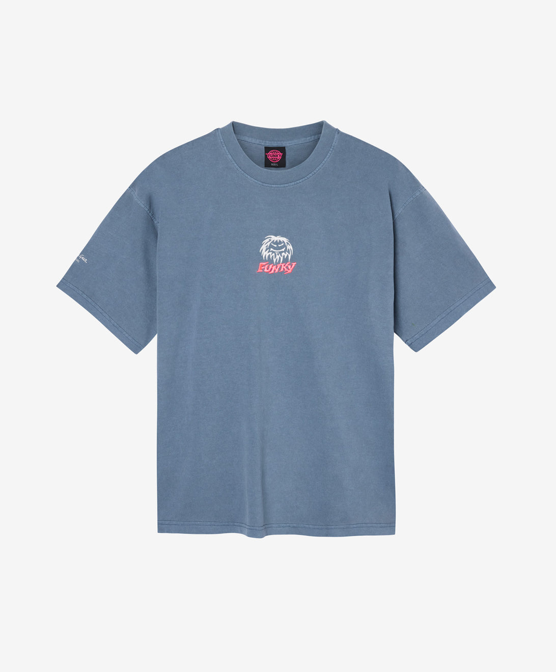 GROG EMBROIDERY TEE WASHED WHALE