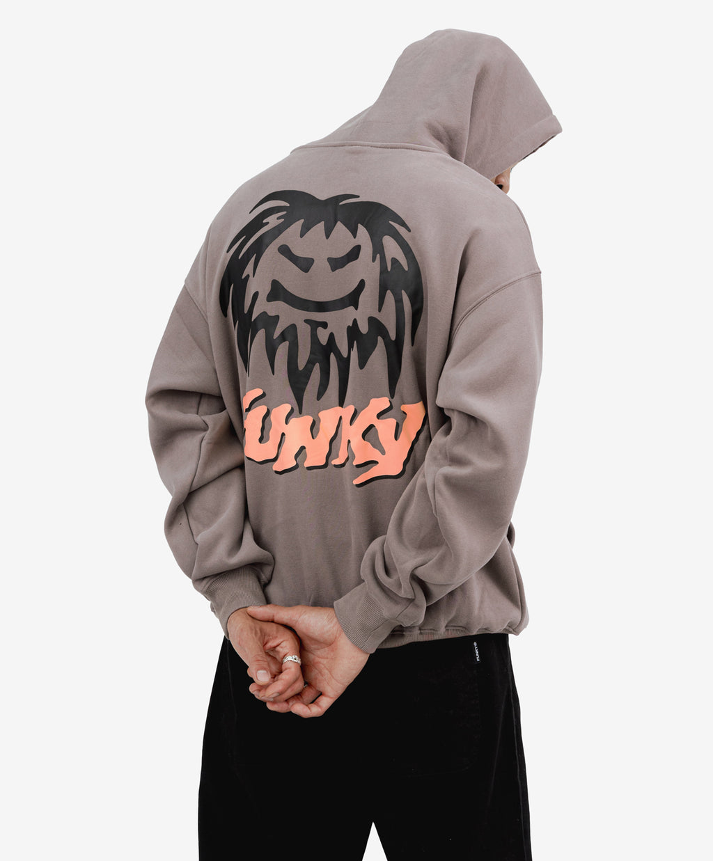 GROG LOGO HOODIE MUD