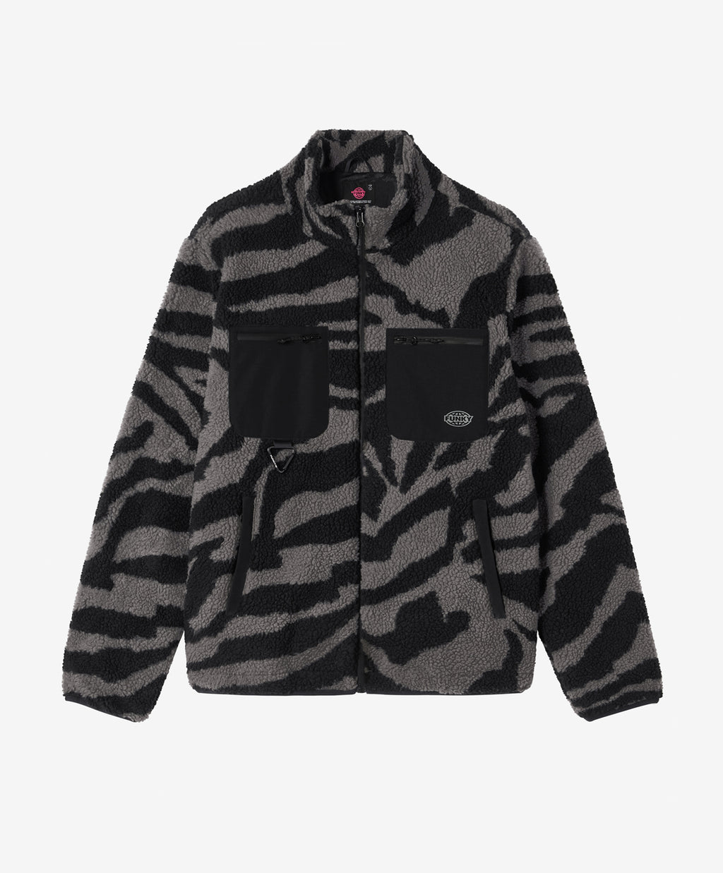 GROG TECH SHERPA JACKET ZEBRA