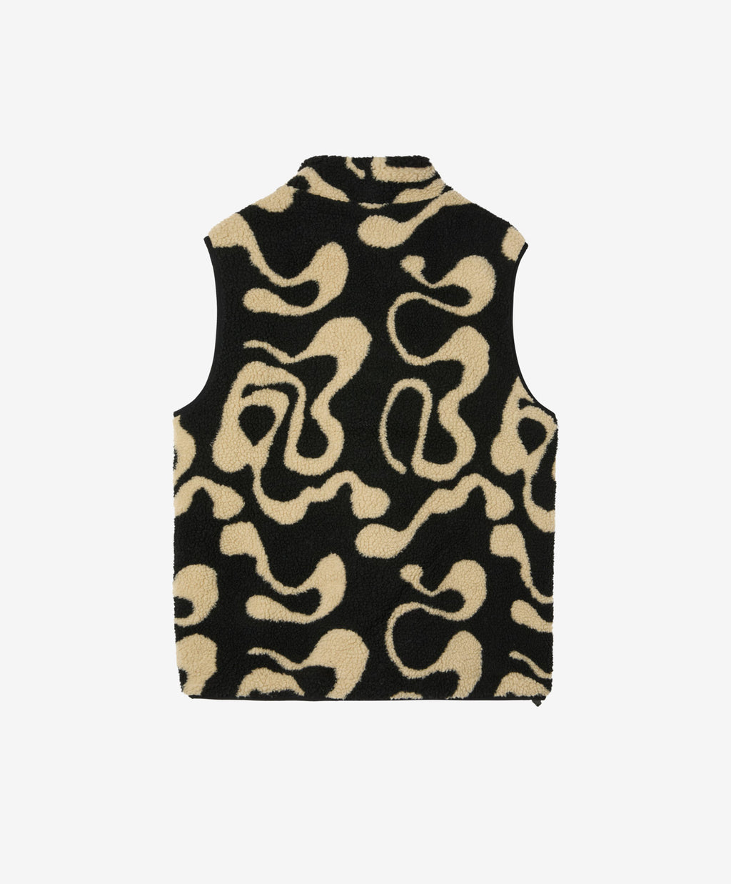 GROG SHERPA VEST BLACK / NATURAL RAW