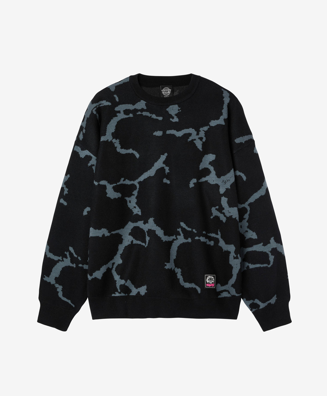 GROG JAQUARD SWEATER BLACK