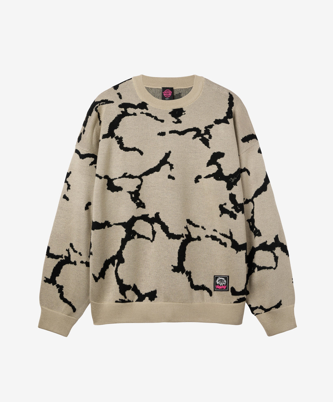 GROG JAQUARD SWEATER SAND