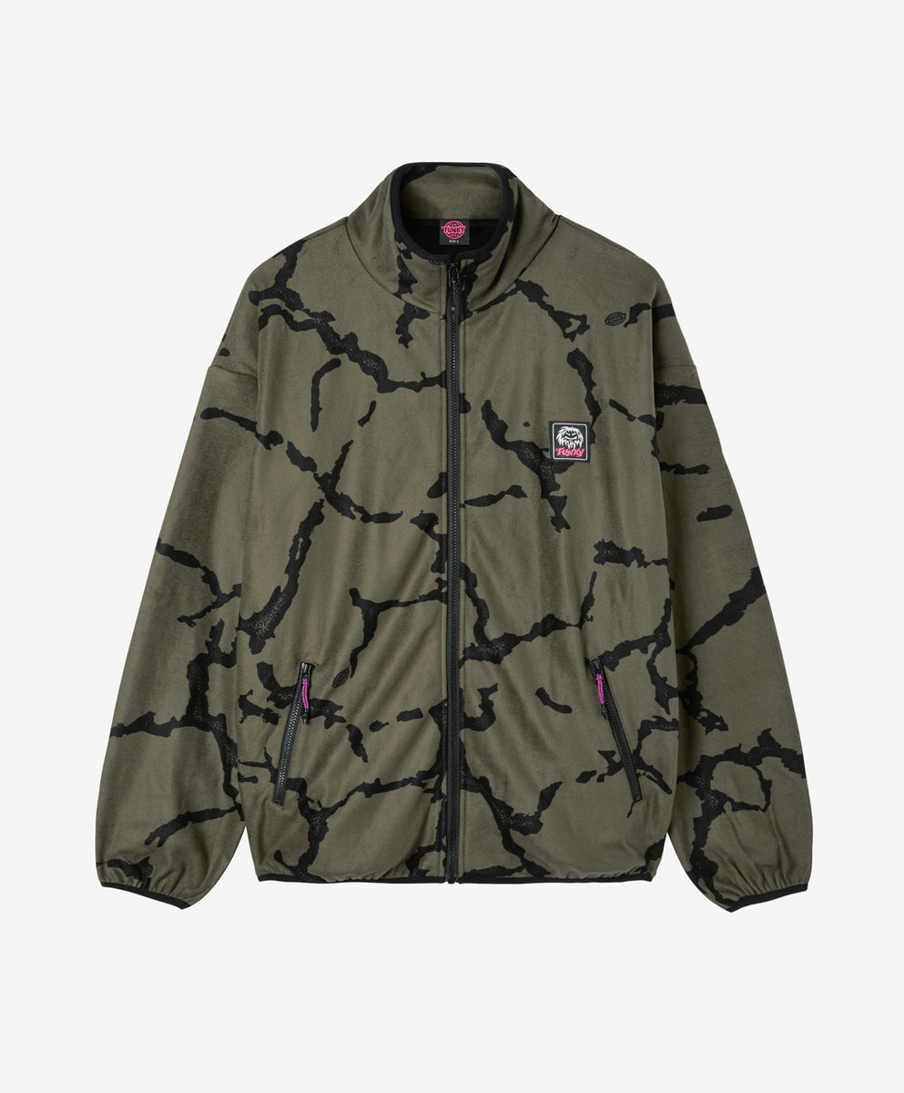 FUNKY HERITAGE FULL ZIP FLEECE OLIVE – Funkysnowboards
