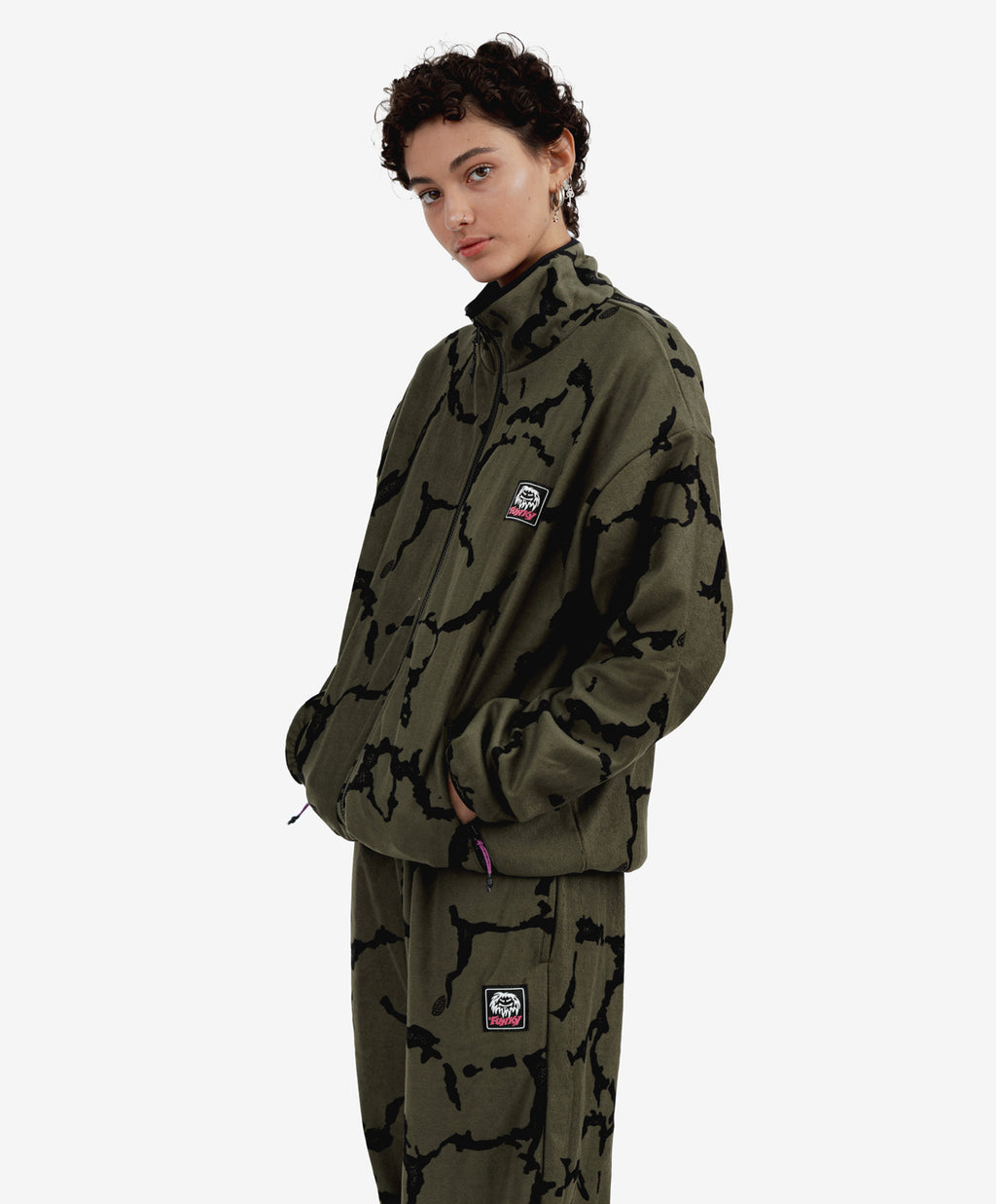 HERITAGE FULL ZIP FLEECE OLIVE