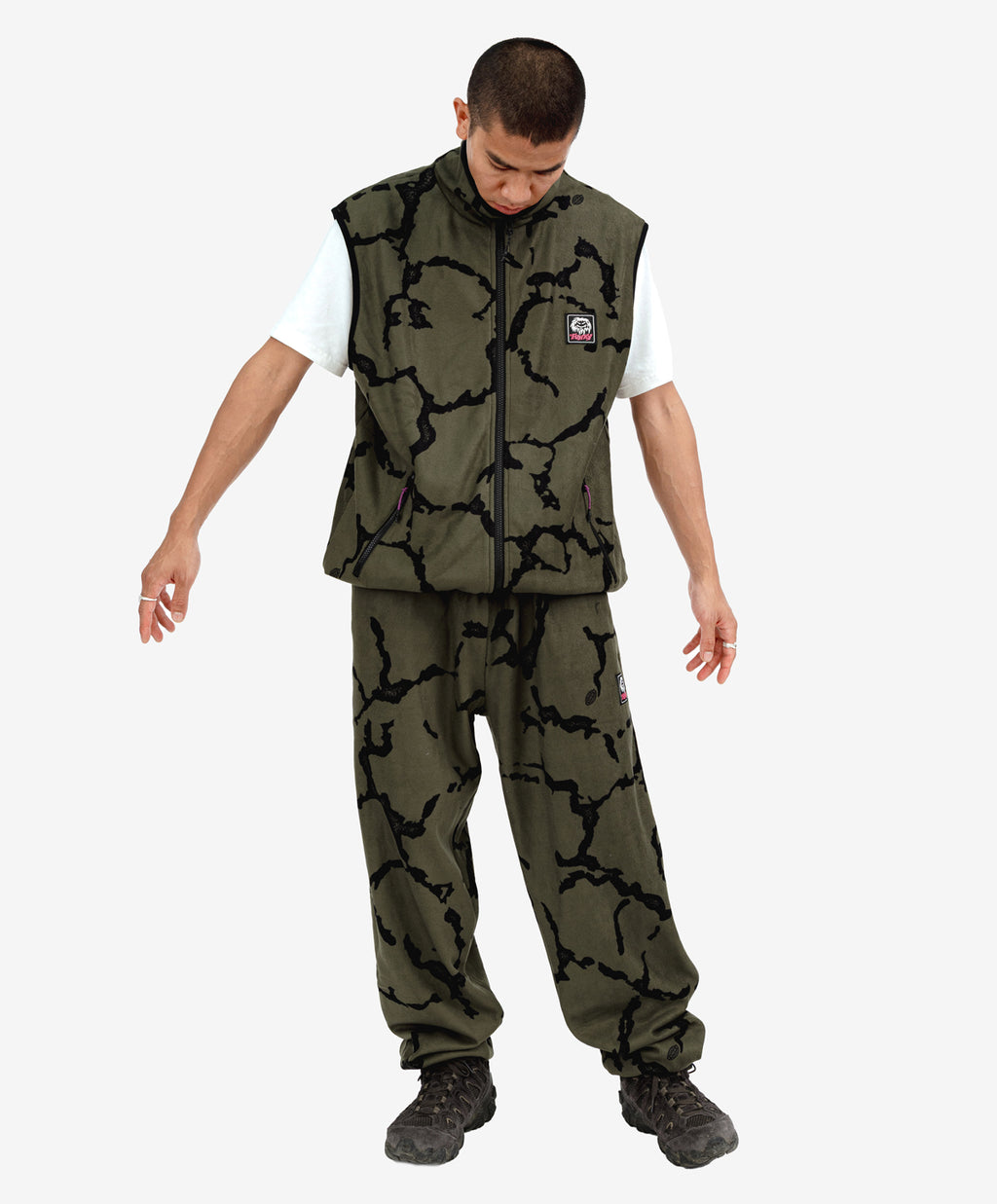 HERITAGE FLEECE VEST OLIVE