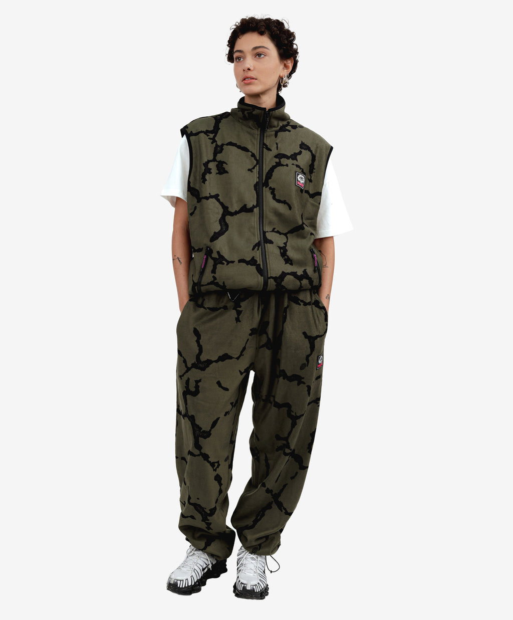 HERITAGE FLEECE VEST OLIVE