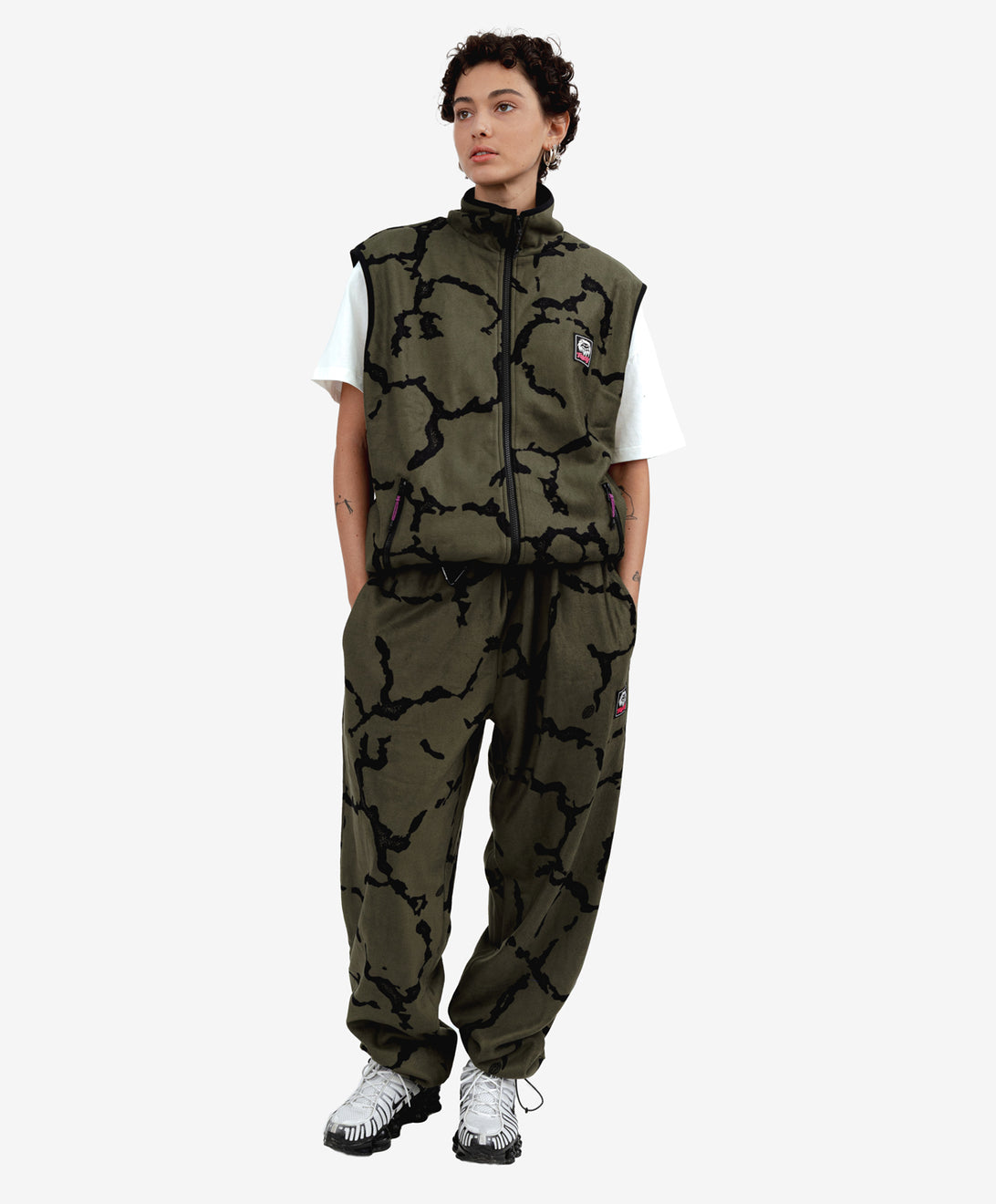 HERITAGE FLEECE VEST OLIVE