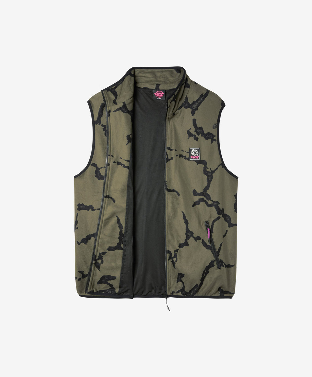 HERITAGE FLEECE VEST OLIVE