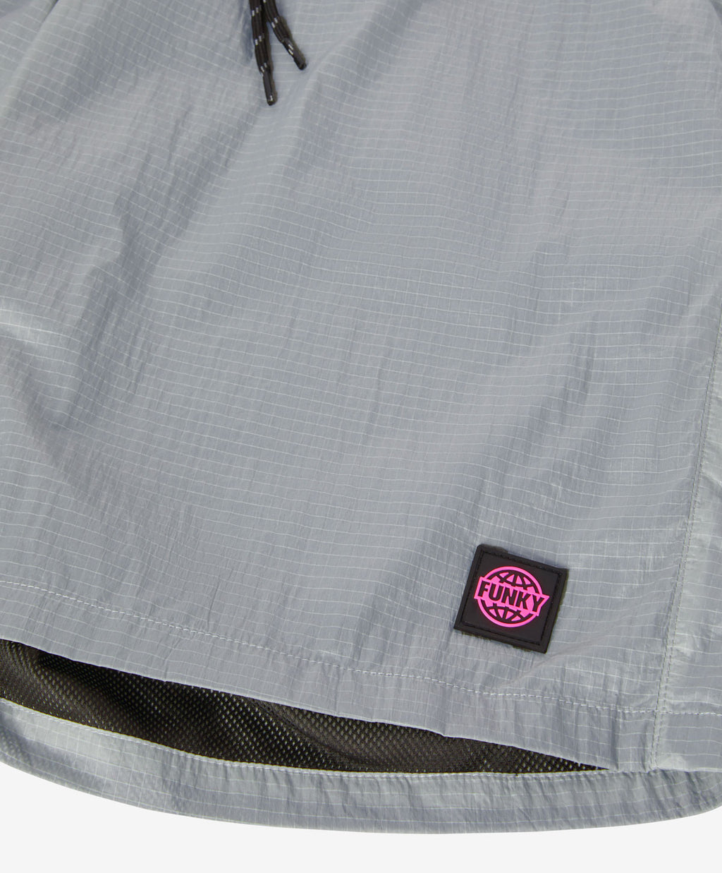 HIKE NYLON RIPSTOP SHORTS GREY