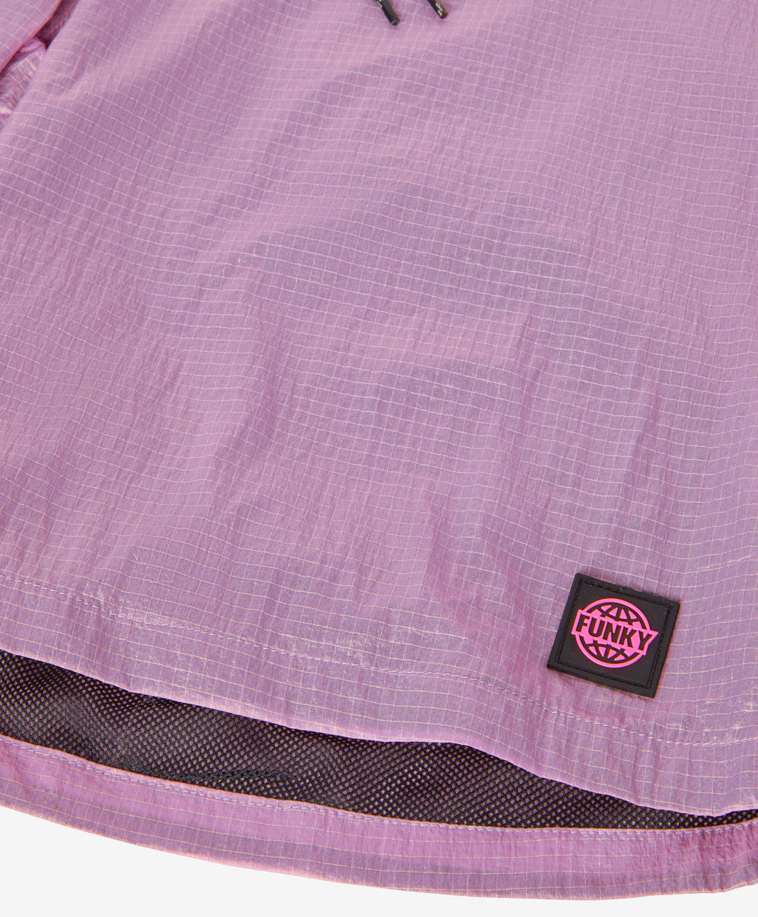 HIKE NYLON RIPSTOP SHORTS LILIAC