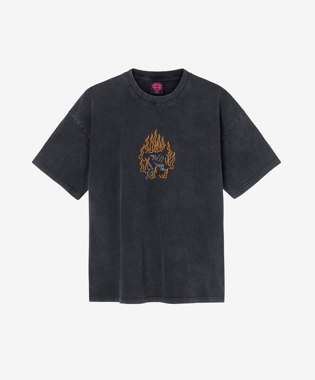 LA FAMILIA VHS TEE WASHED BLACK