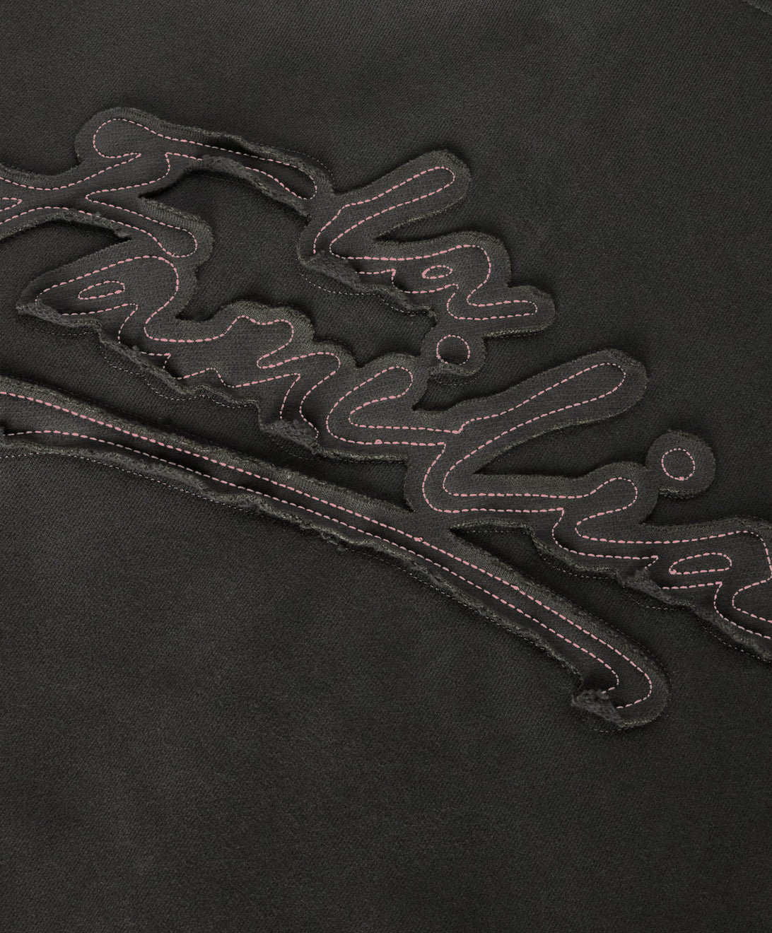 LA FAMILIA ZIPPER HOODIE ANTHRACITE