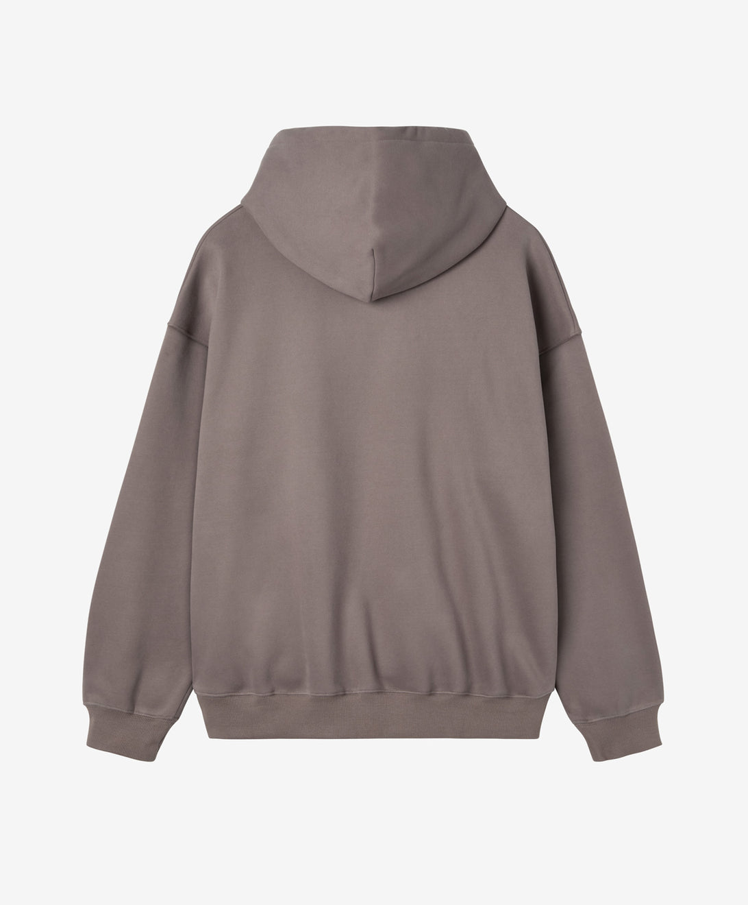 LOGO EMBROIDERY HOODIE MUD