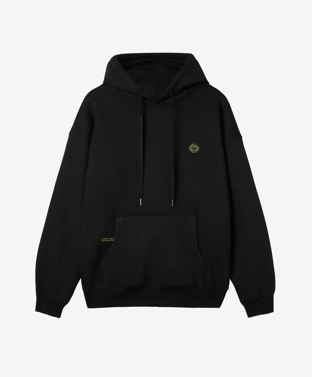 FUNKY LOGO EMBROIDERY HOODIE BLACK Funkysnowboards
